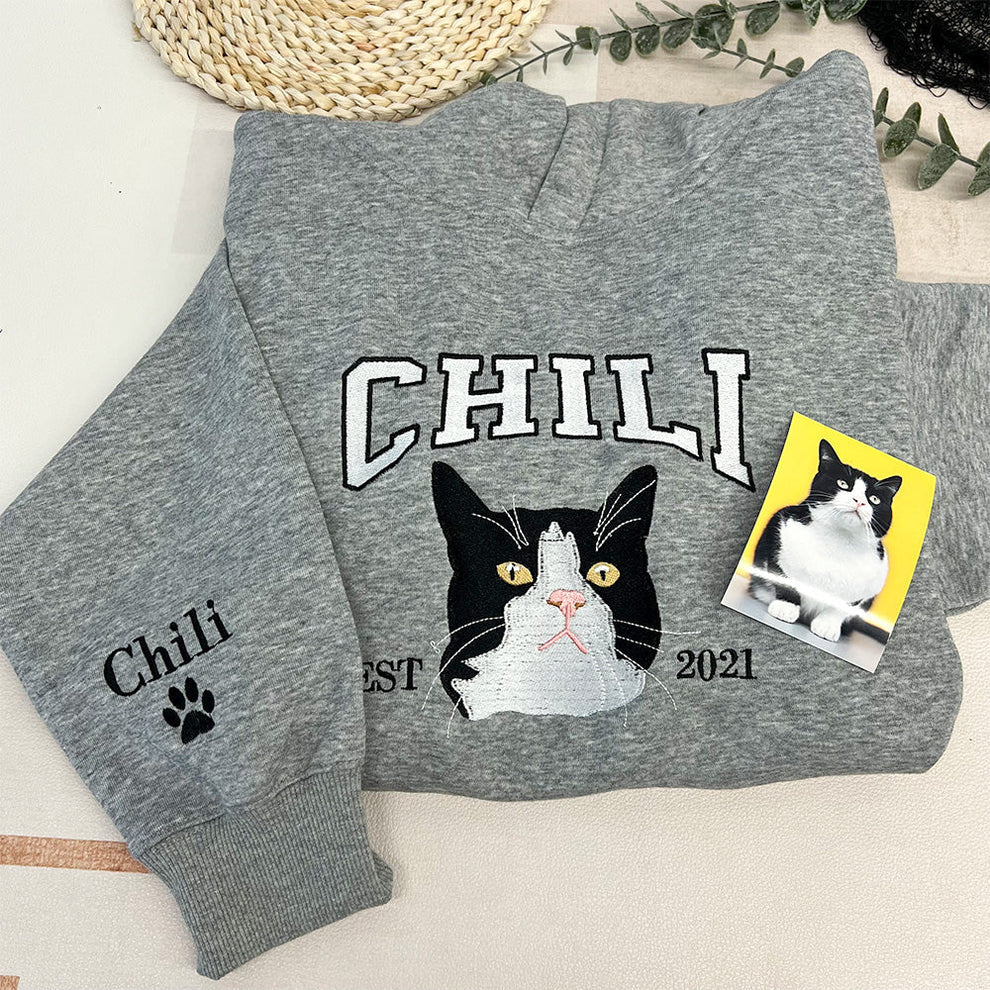 Custom Pet Hoodie (Embroidered)