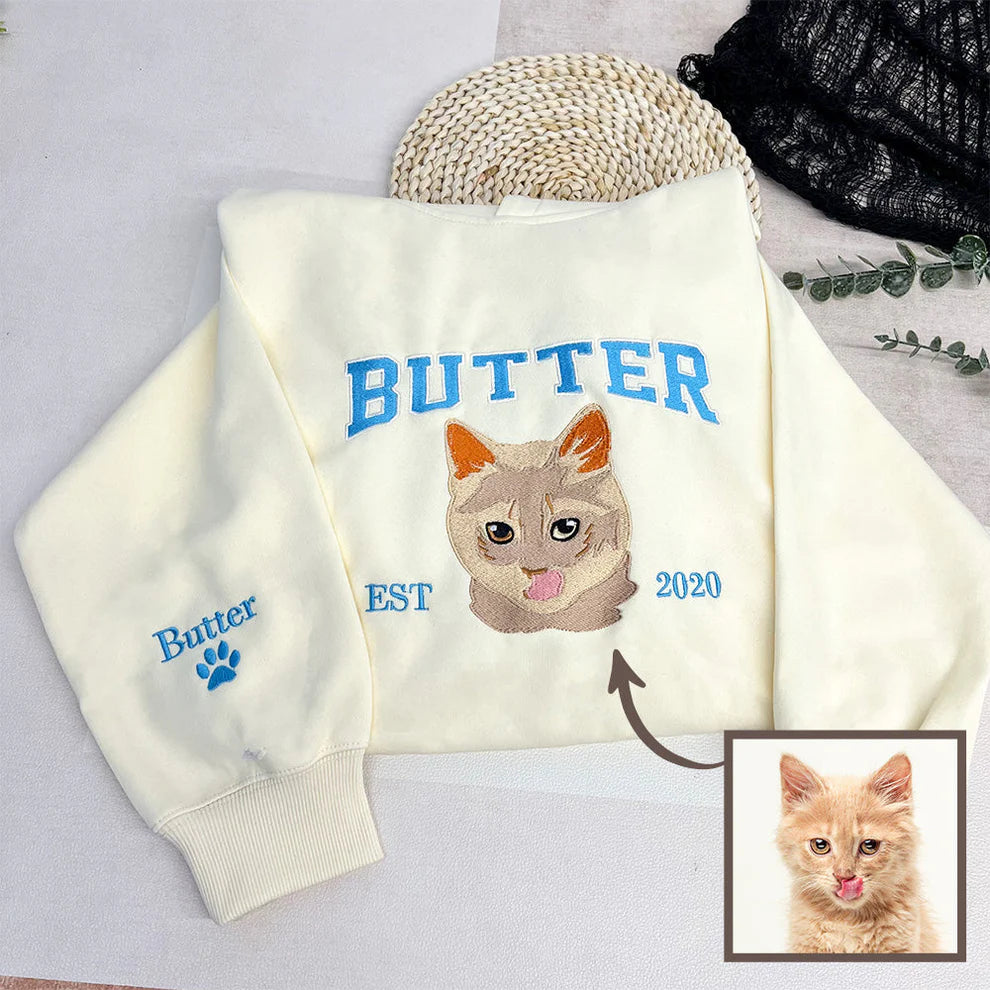 Custom Pet Hoodie (Embroidered)
